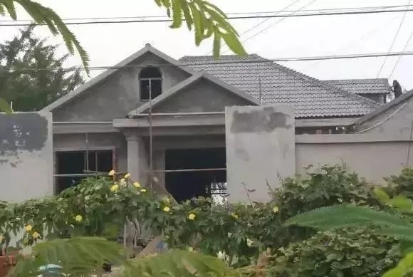 一款美观济又实惠的一层带阁楼农村自建别墅