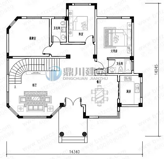 开间14米的大气别墅，农村自建房就选10款图纸