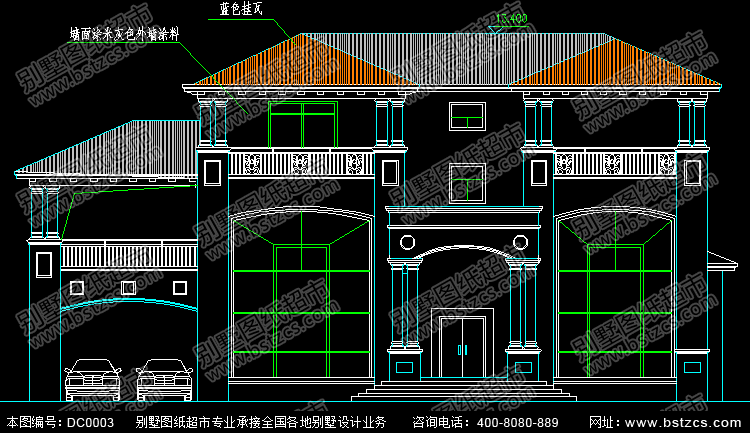 建别墅图纸,别墅建设图纸,建筑别墅图纸_大山谷图库