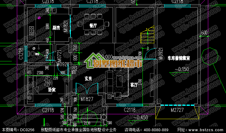 带车库自建房设计施工图纸