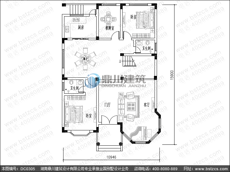 购图前重要说明: 购买本套图纸仅提供打印好的图纸一份,我们不出售电子文件、光盘。我们设计的图纸非常详细,用A3规格打印图纸,比传统蓝图更清晰、容易复印、方便收藏,可以直接应用到施工现场。售后服务仅为图纸答疑,不包任何修改,因为只要其中一张图纸改变,其它图纸相应均需修改,工作量较大,所以我们不包修改。如果您个性要求较多需按要求订做设计,请查看 别墅设计业务流程,并联系设计客服咨询设计收费标准。