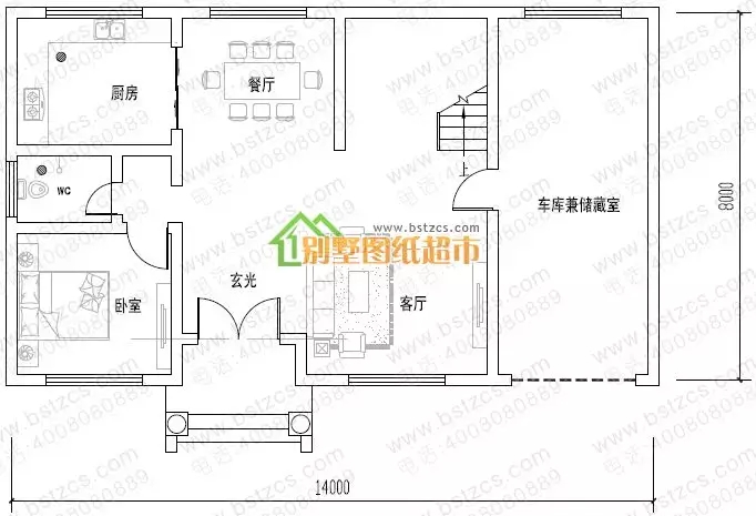 开间14米的大气别墅，农村自建房就选10款图纸