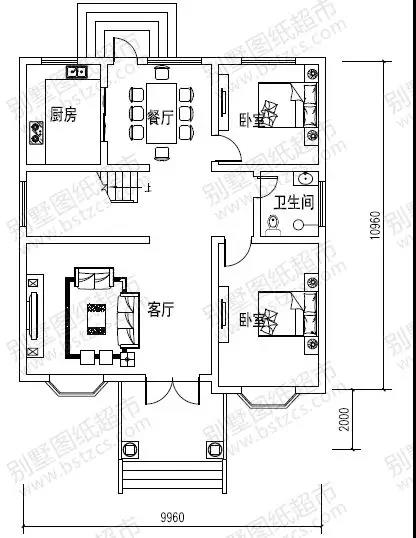 新农村三层带露台自建房户型图