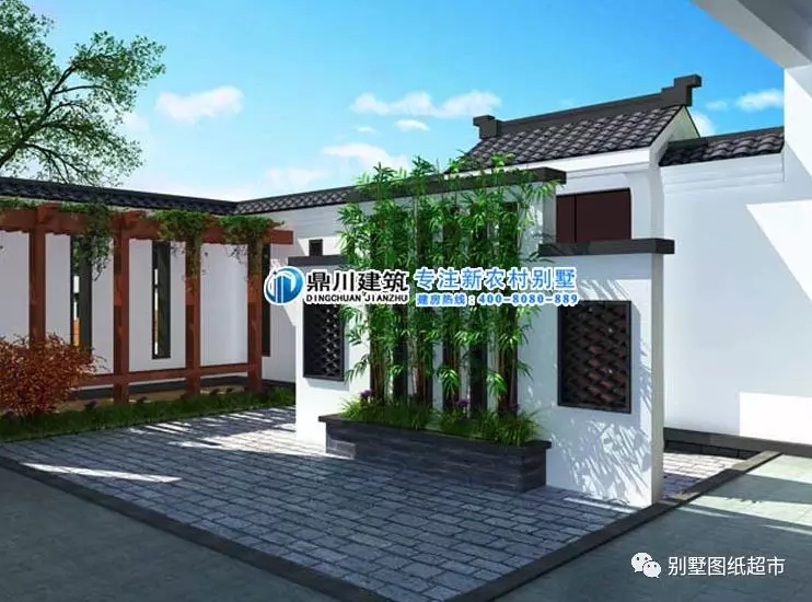 7套农村新中式四合院,一套比一套美,有庭有院过美好生活!