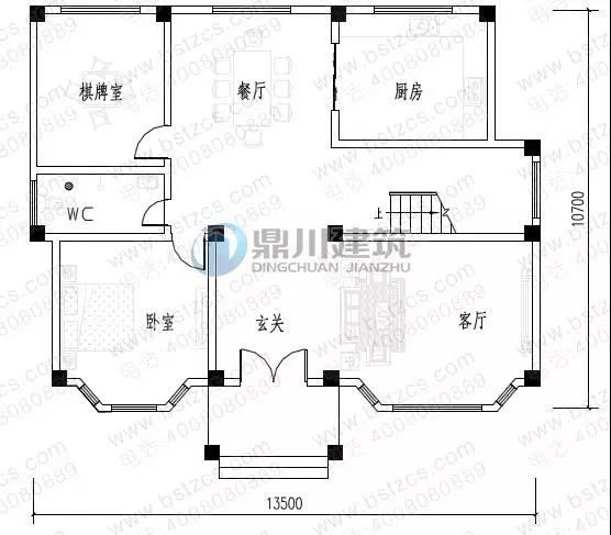 三层欧式小别墅户型图