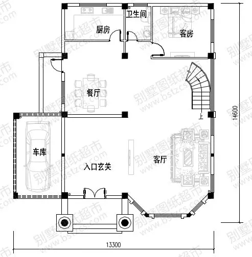 开间14米的大气别墅，农村自建房就选10款图纸